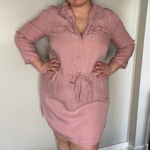 Blush pink Safari dress